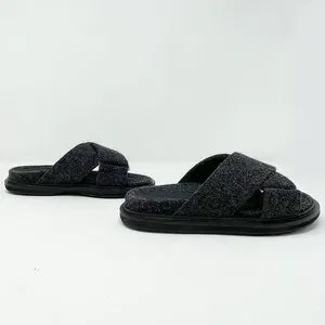 Marni Shoes New Marni Wool Fussbett Crisscross Slide Sandals